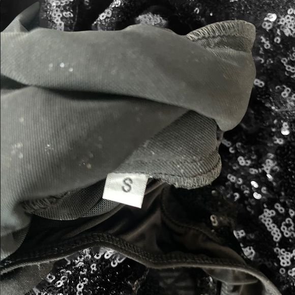KIMBERLY TAYLOR Black Sequin Bodysuit - Picture 9 of 10